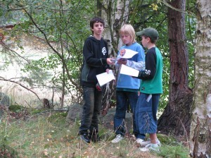 Fotografie z hledání pokladu pod Besidkou